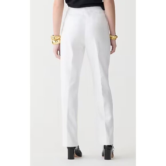 J. Crew Kate straight-leg pant in stretch linen blend Size 14 - Picture 3 of 10
